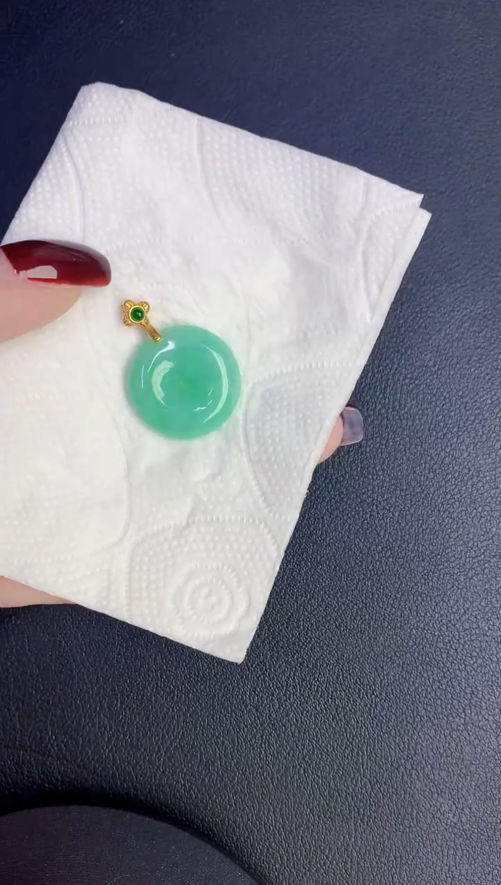 颈饰未镶嵌翡翠缅甸天然翡翠a货