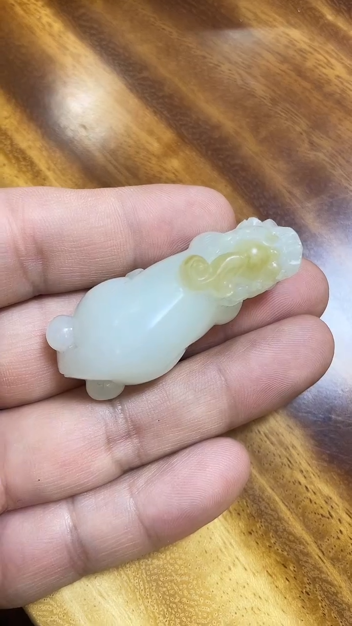 【闪购商品】和田玉手串未镶嵌和田玉新疆料羊脂白玉貔貅