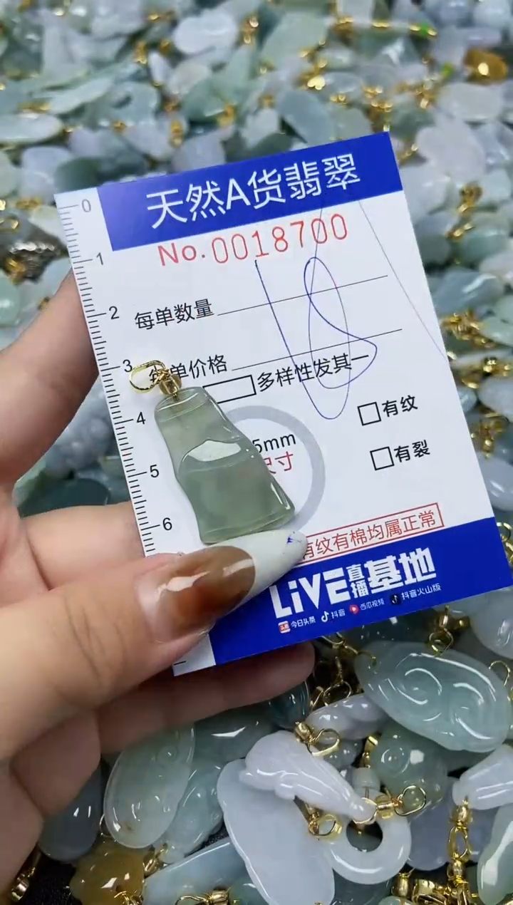 【闪购商品】翡翠颈饰未镶嵌天然A货翡翠