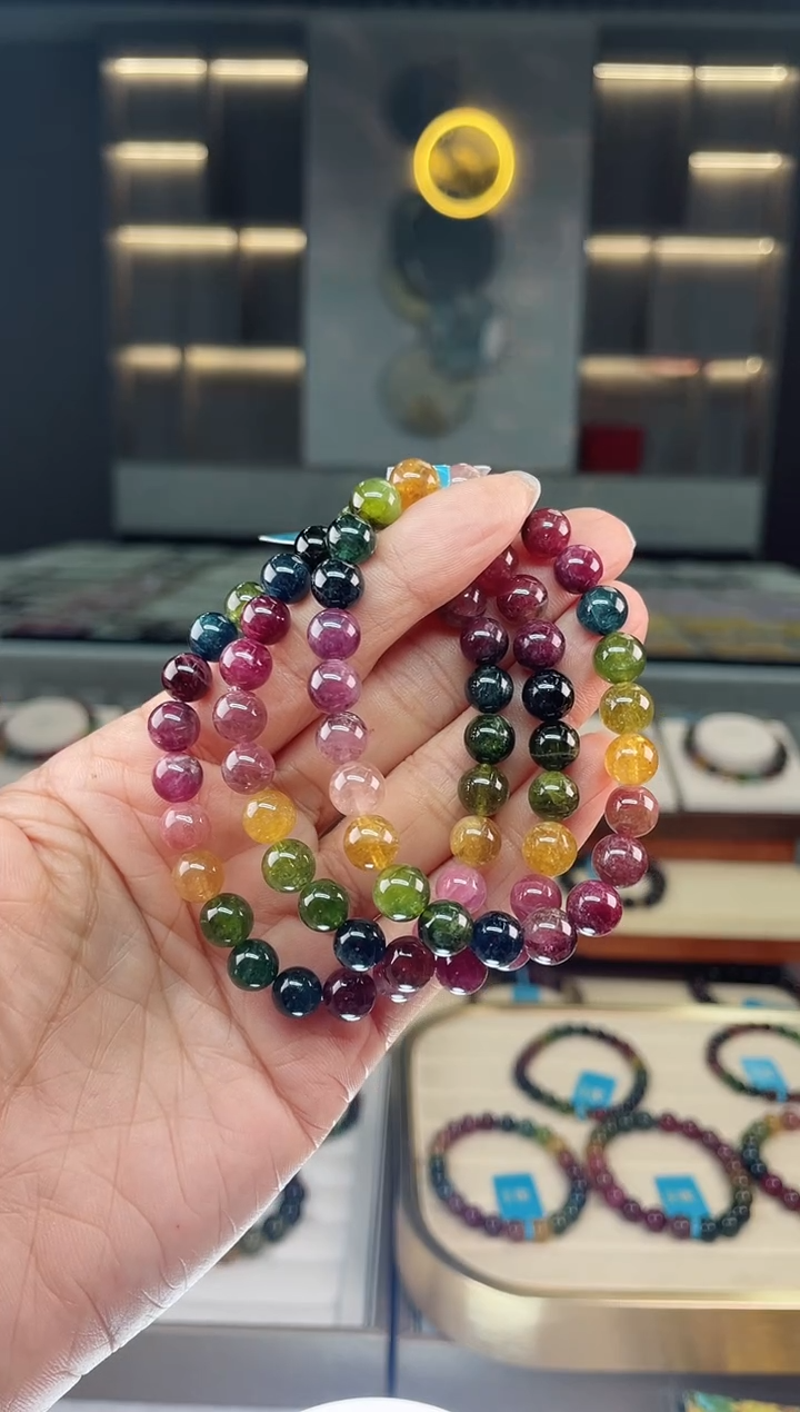 【闪购商品】碧玺单圈手串未镶嵌（多样性发一条）Q