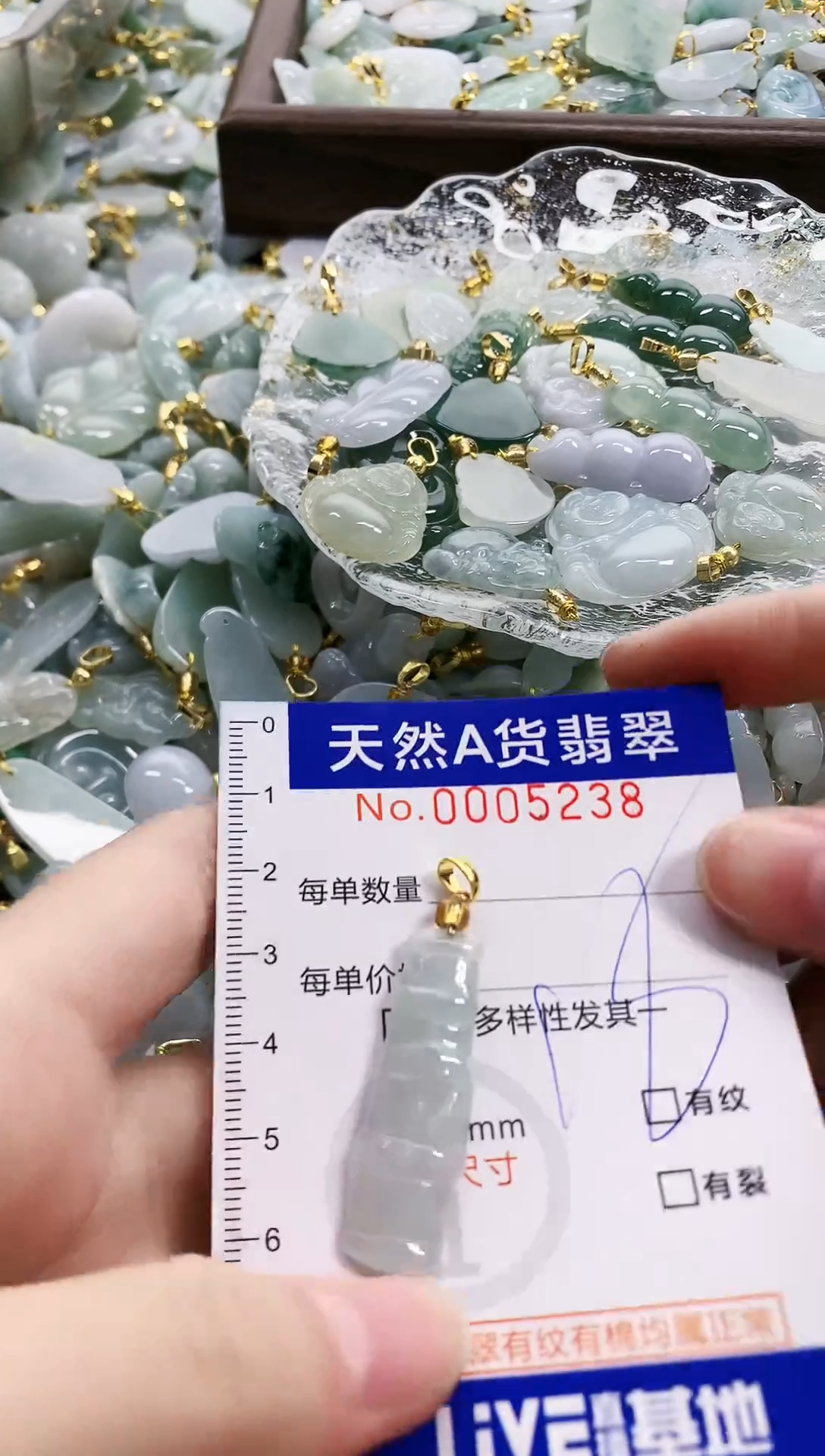 颈饰未镶嵌翡翠天然A货翡翠