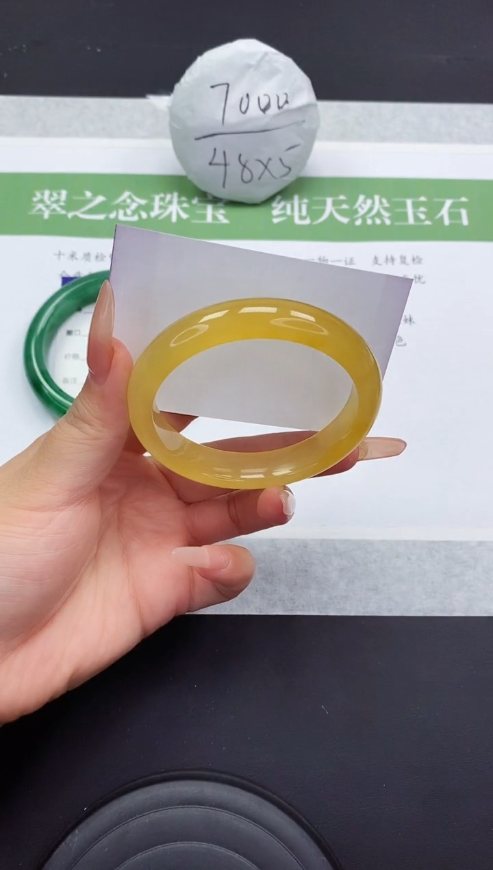 石英质玉手镯未镶嵌L55-60+