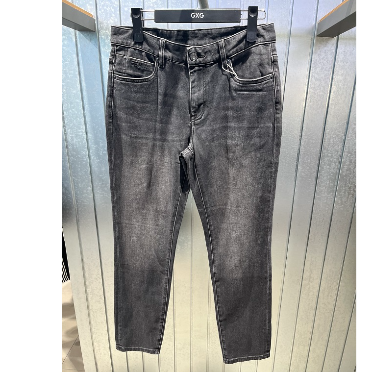 G25X051011  2025春季新品商场同款男士修身型牛仔长裤潮流水洗