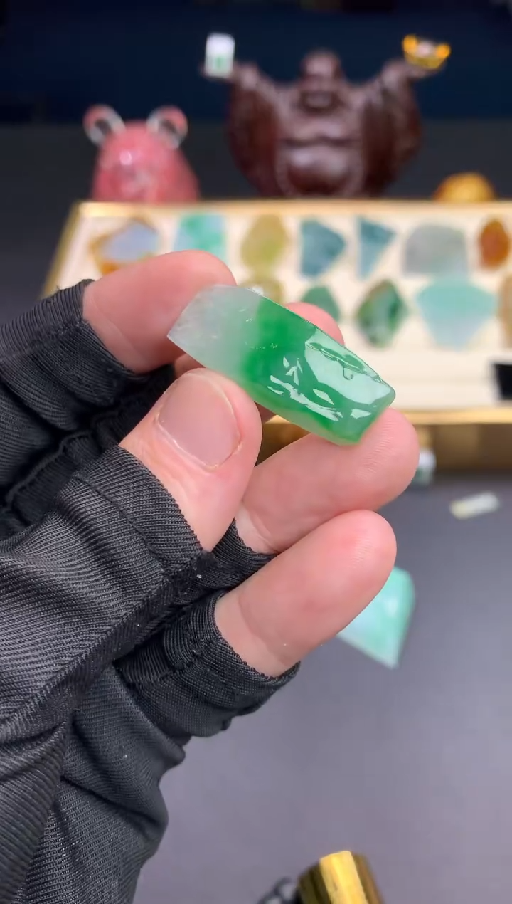 未镶嵌定制翡翠天然翡翠裸石（包工）