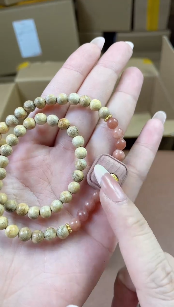 非洲檀香其他精美手串 无礼盒 多发性其一