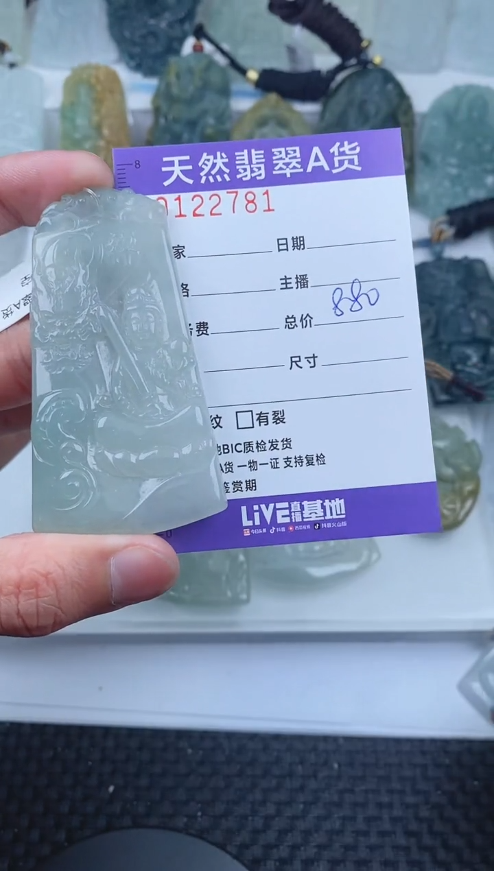 【闪购商品】翡翠颈饰未镶嵌        781