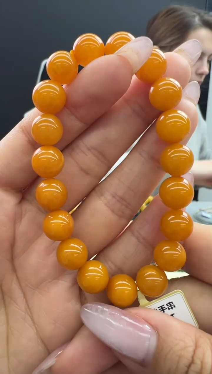 【闪购商品】琥珀手链未镶嵌317秒拍号