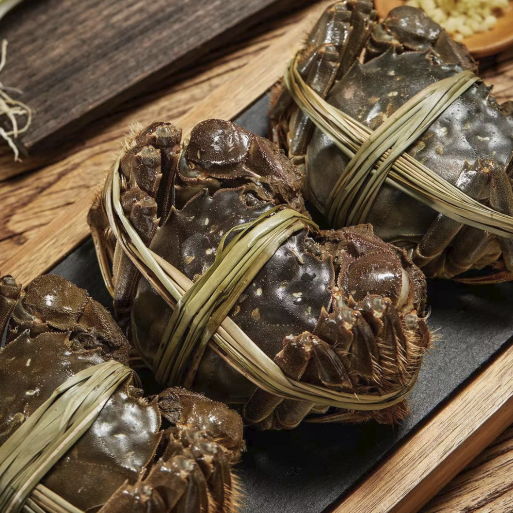 【泰兴有线溯源】 江缘江沙蟹3两-2.7两全母8只 精品大闸蟹活蟹现发