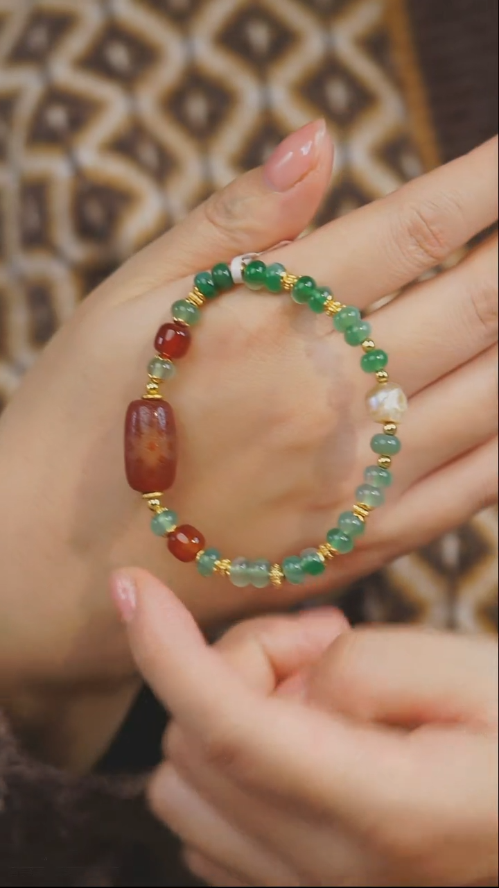 【闪购商品】玛瑙/玉髓手串未镶嵌多样性发其一