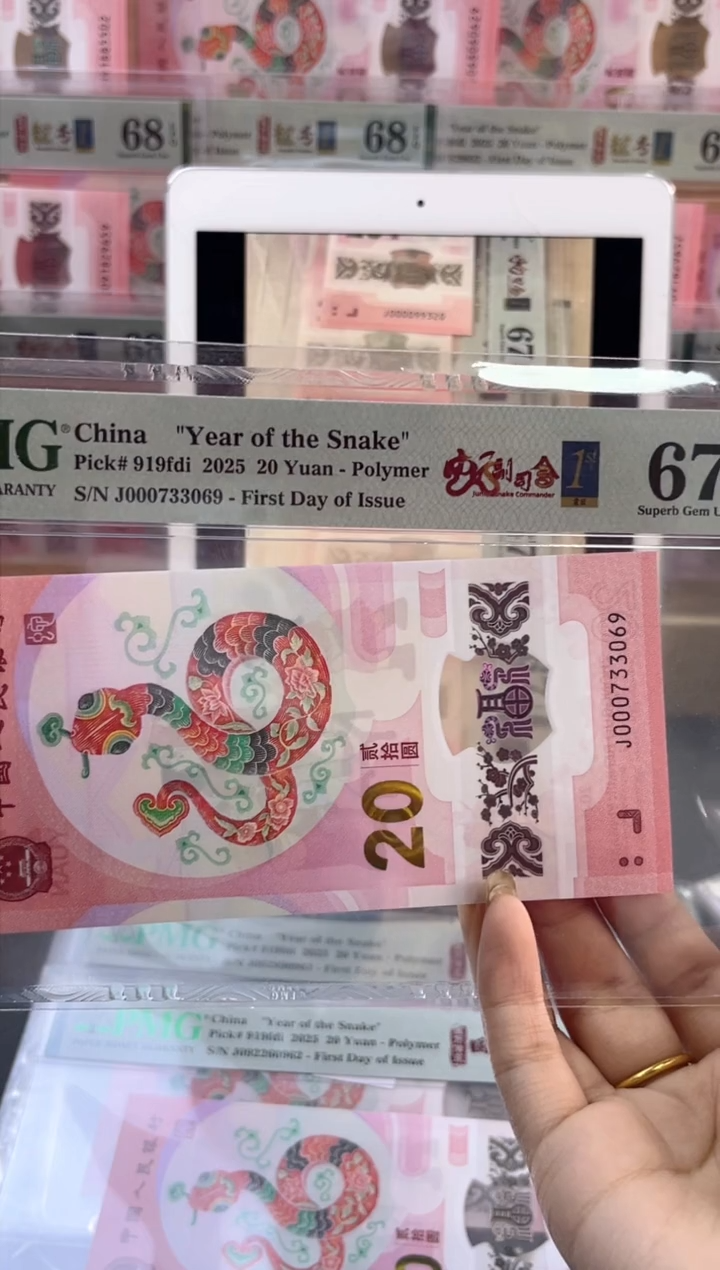 【闪购商品】塑料蛇副司令首日标 PMG67分尾069