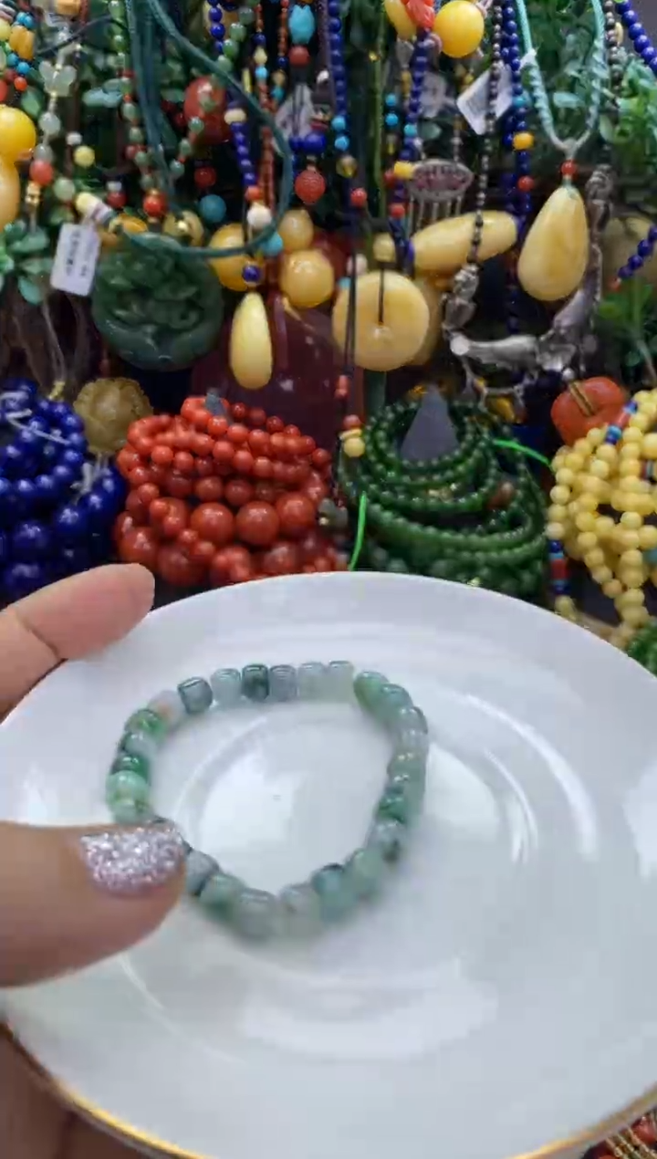 【闪购商品】翡翠手链未镶嵌翡翠手串