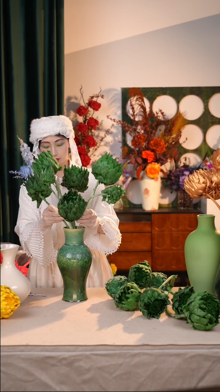 【闪购商品】洋蓟06带花瓶