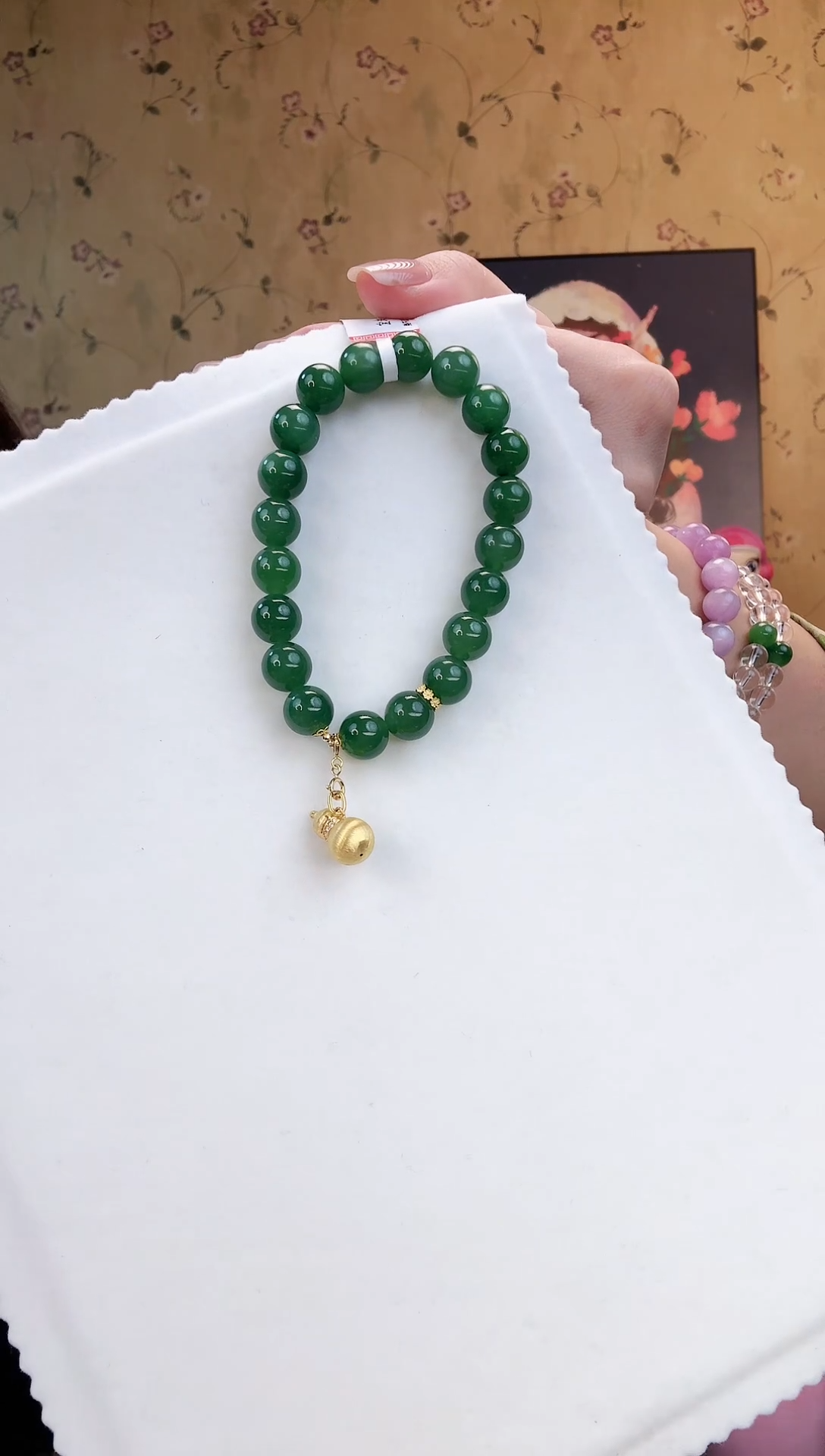 【闪购商品】和田玉（碧玉）手串未镶嵌碧玉手串866