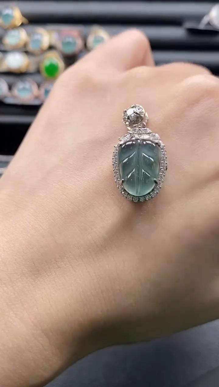 【闪购商品】翡翠戒指银S925镶嵌1111