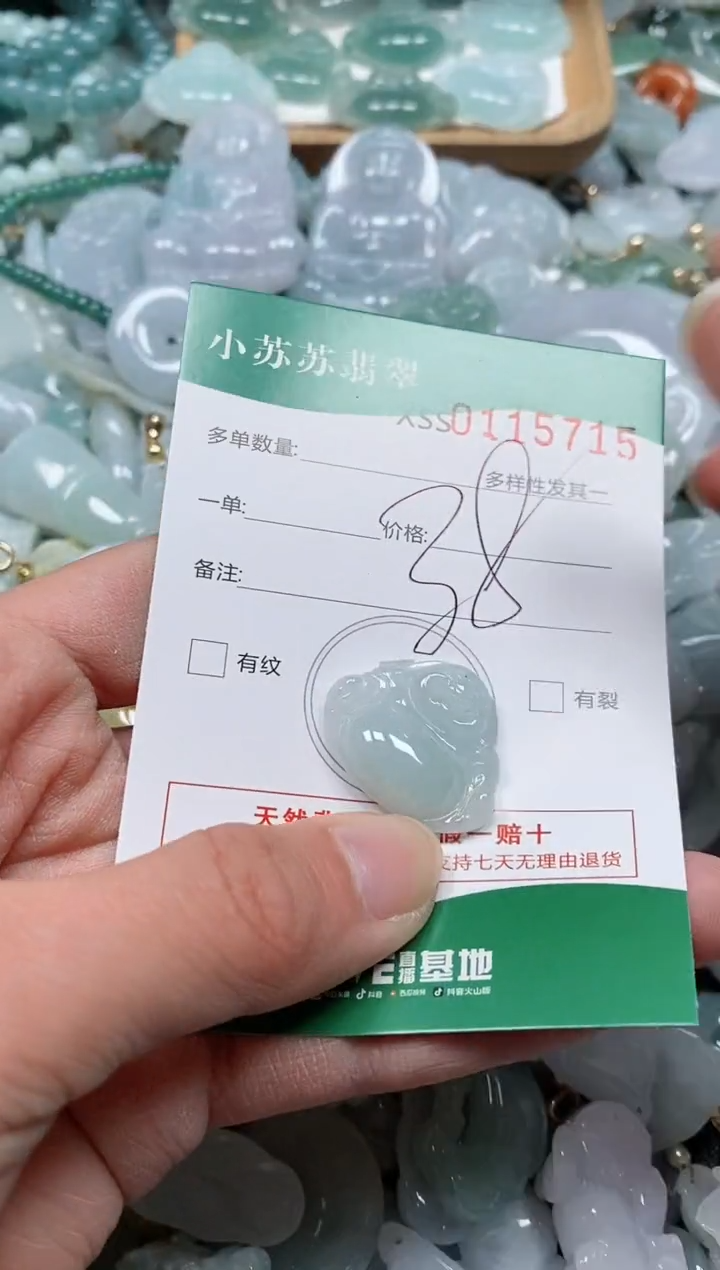 【闪购商品】翡翠颈饰未镶嵌闪购商品0115715