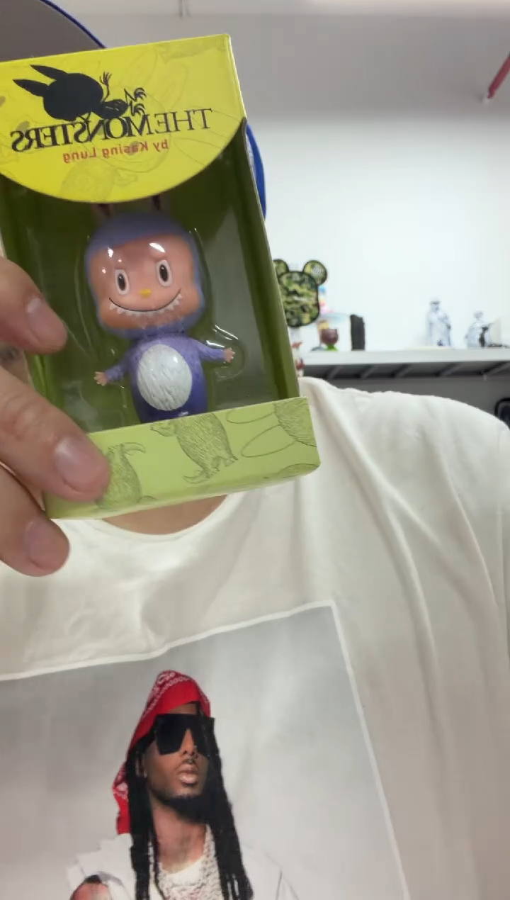 动态1拉嘎布紫色白肚小胶mini原盒