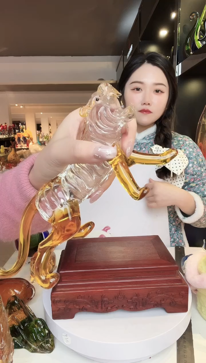 【闪购商品】茶盏琉璃摆件家居摆件