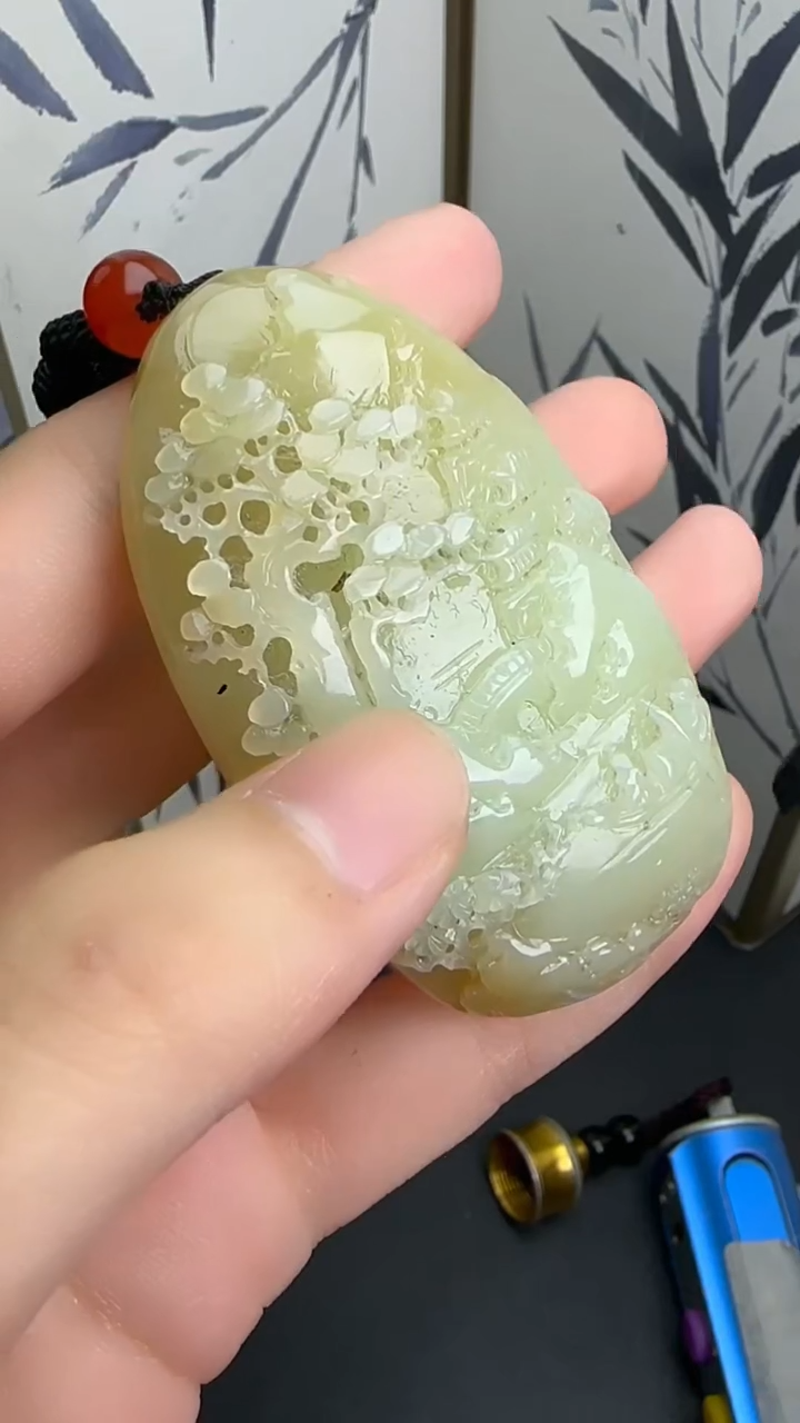 吊坠(不含链)未镶嵌和田玉JJD1128075多样性发一