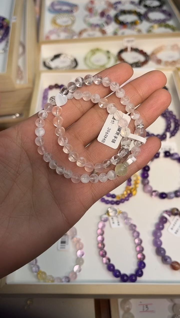 【闪购商品】水晶手链未镶嵌雪花幽灵