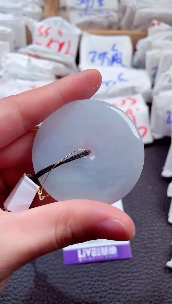 翡翠未镶嵌颈饰00004330