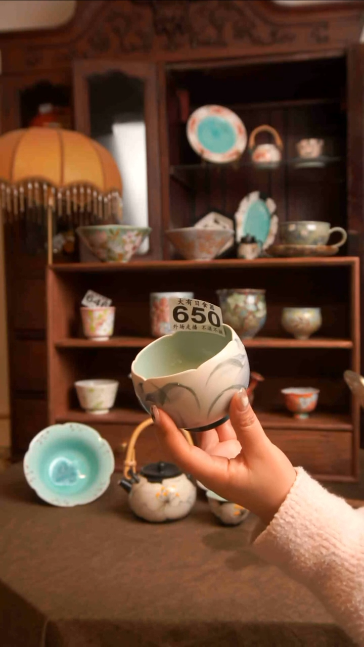 【闪购商品】杯丘野纯手工陶瓷手握杯650号