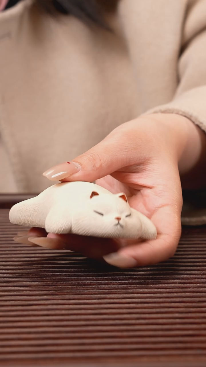 【闪购商品】紫砂茶宠紫砂趴猫