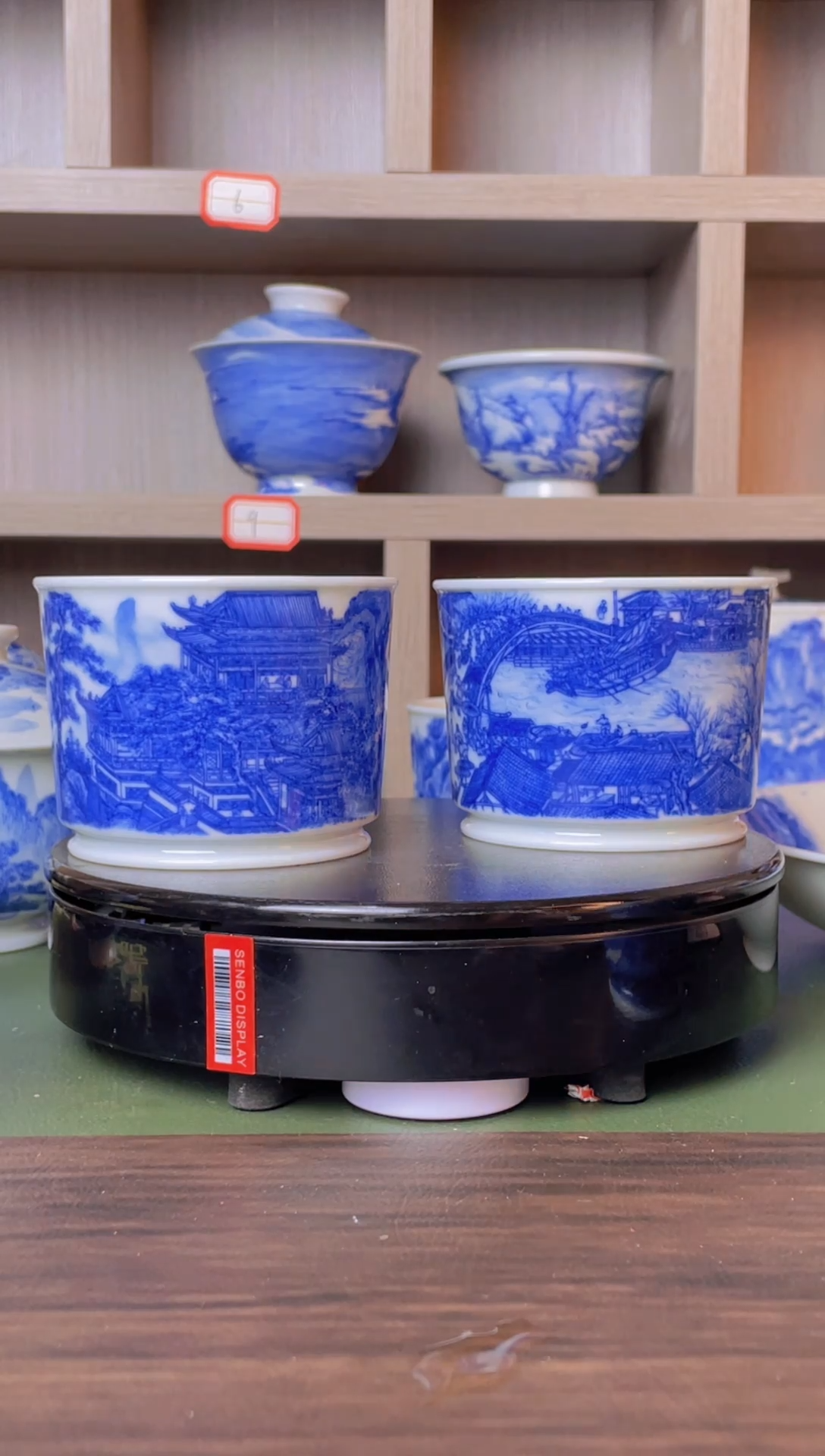 光*精工青花楼阁清明上河图