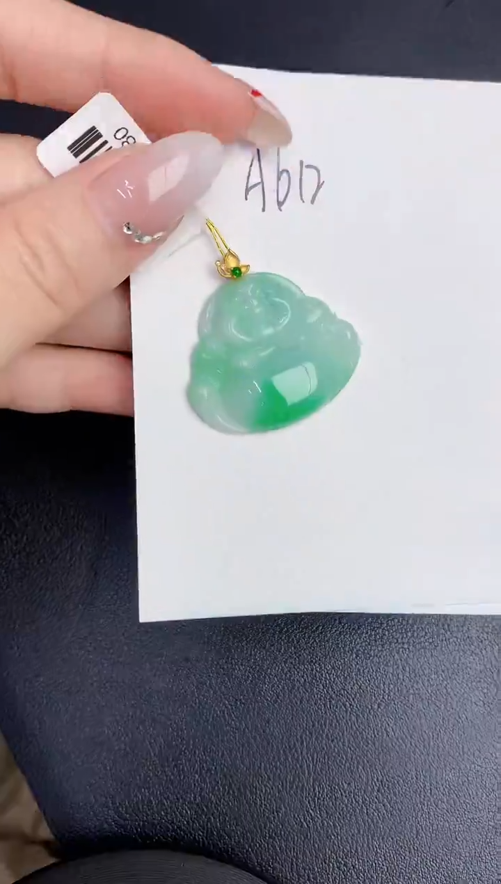 【闪购商品】翡翠颈饰18K金镶嵌0000000000