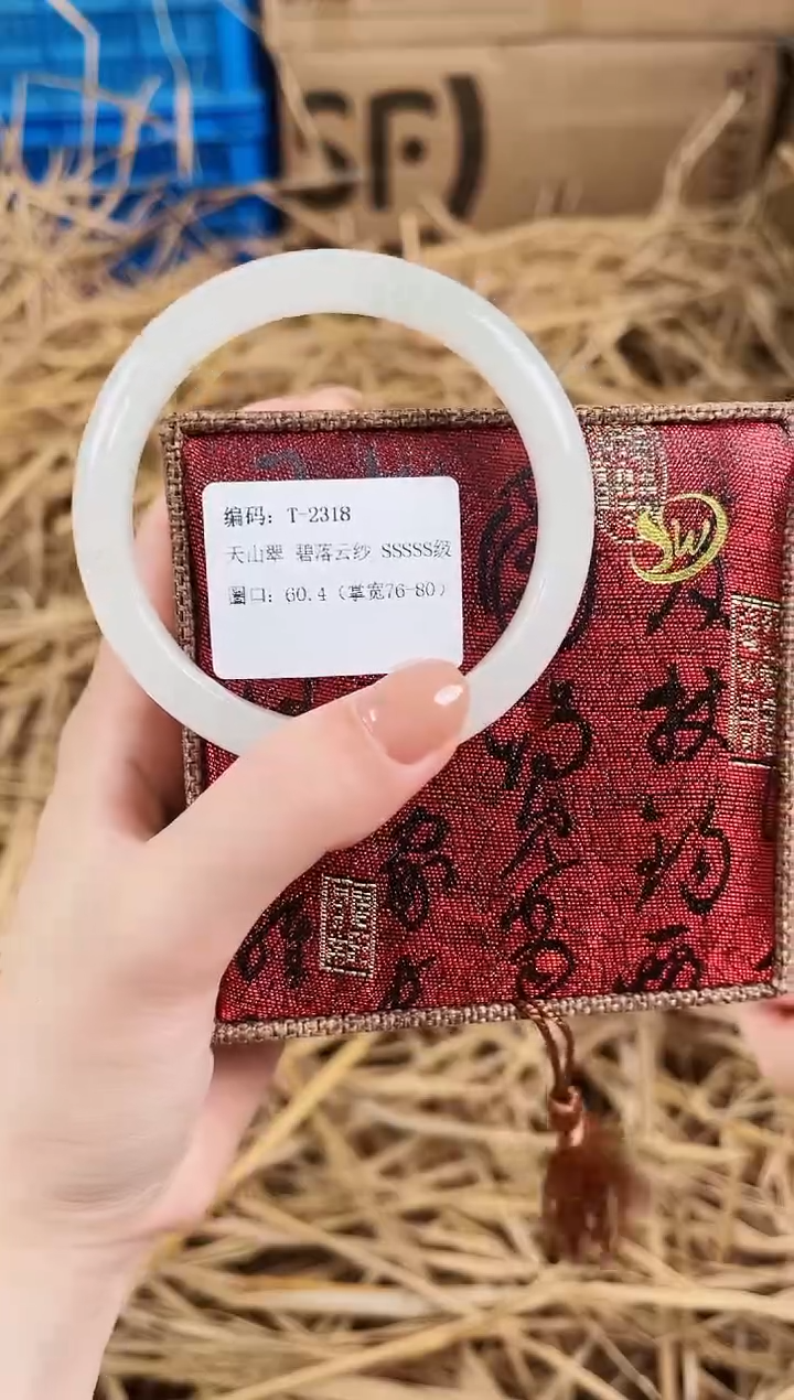 未镶嵌手镯石英质玉T2318