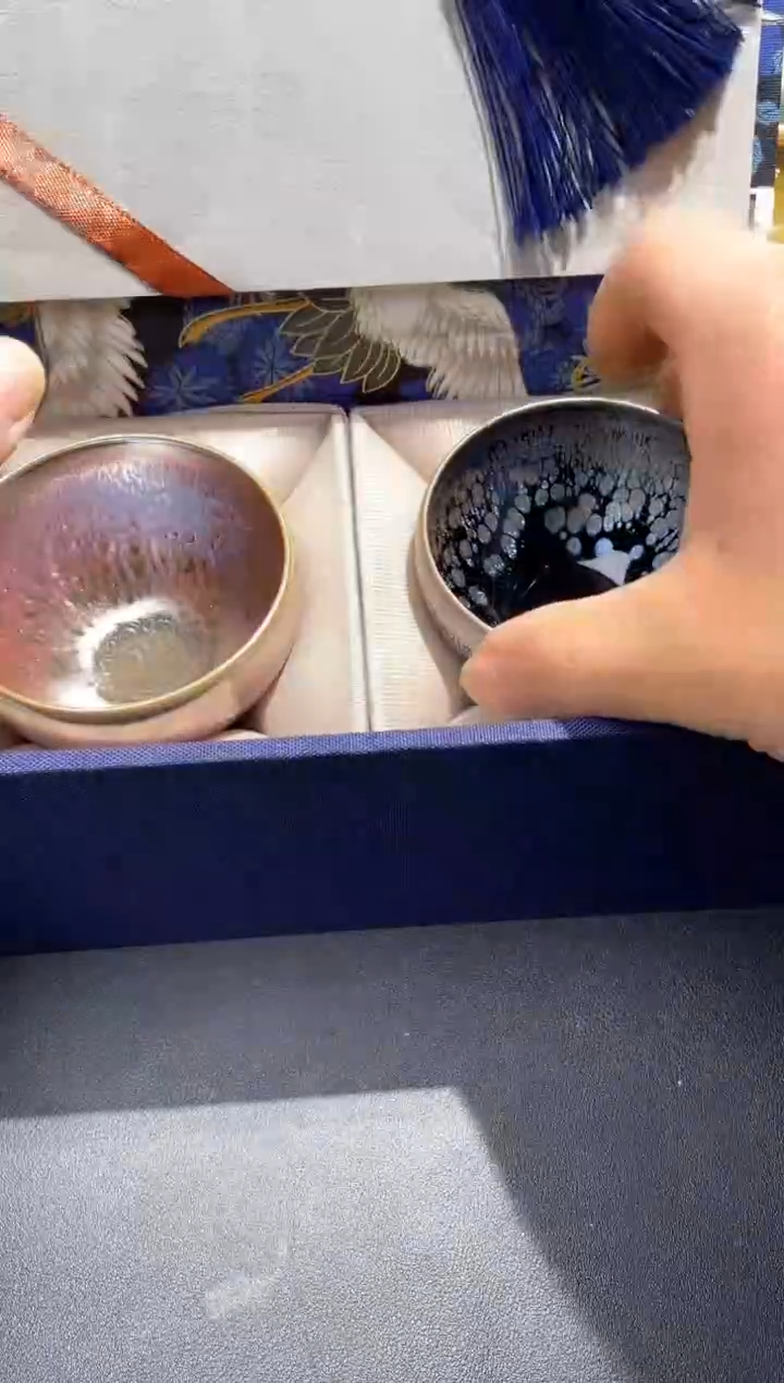 【闪购商品】茶盏对杯带礼盒高端茶器建窑建盏