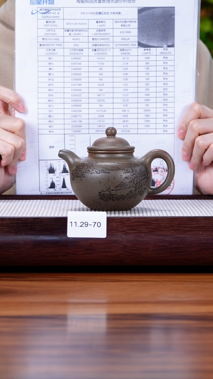 茶壶紫砂组****目11.29-70黄金段 还原烧 掇球240