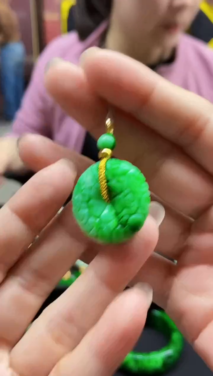 颈饰未镶嵌翡翠翡翠吊坠