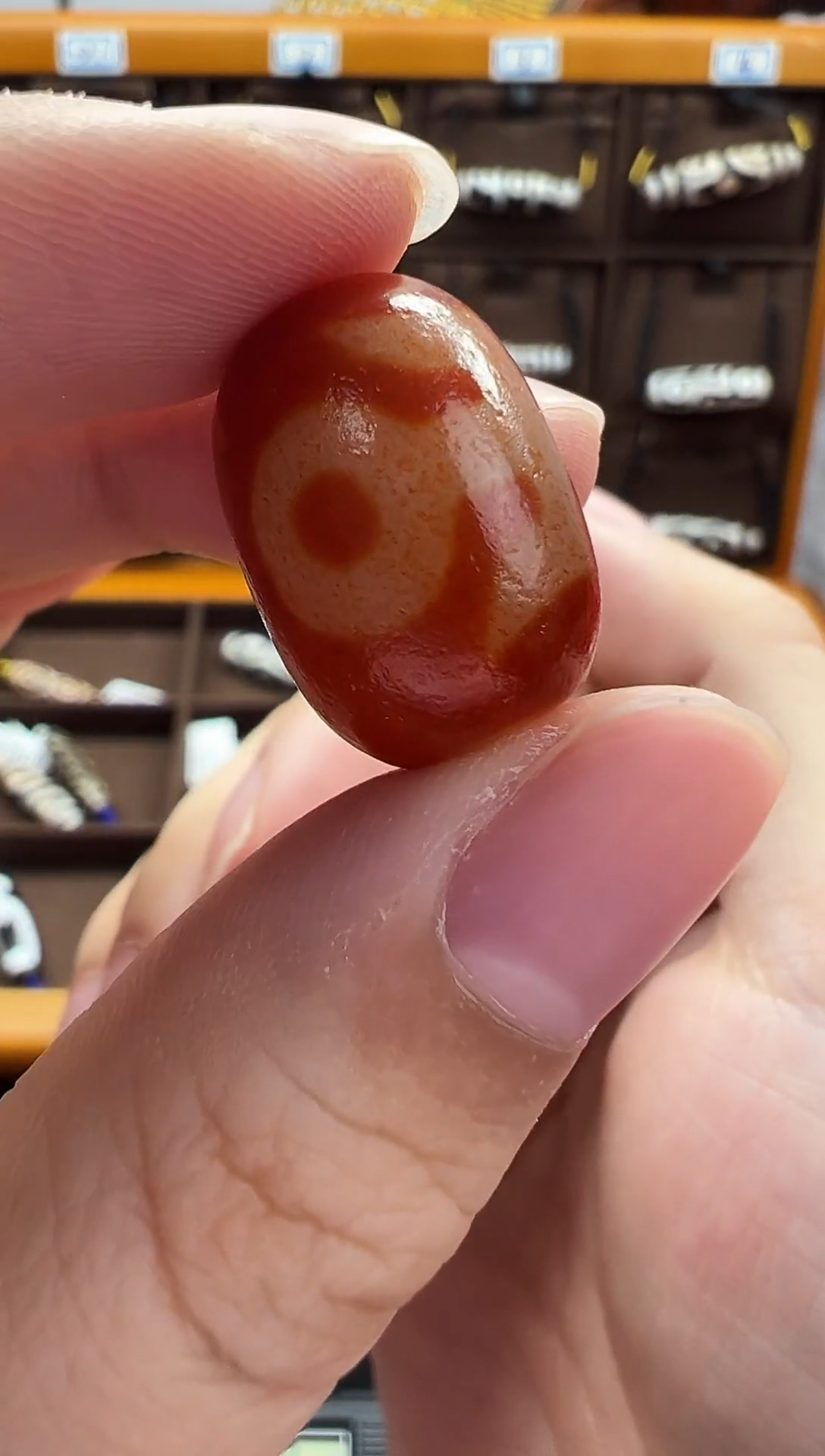 玛瑙/玉髓（覆膜）颈饰未镶嵌140.(微瑕)