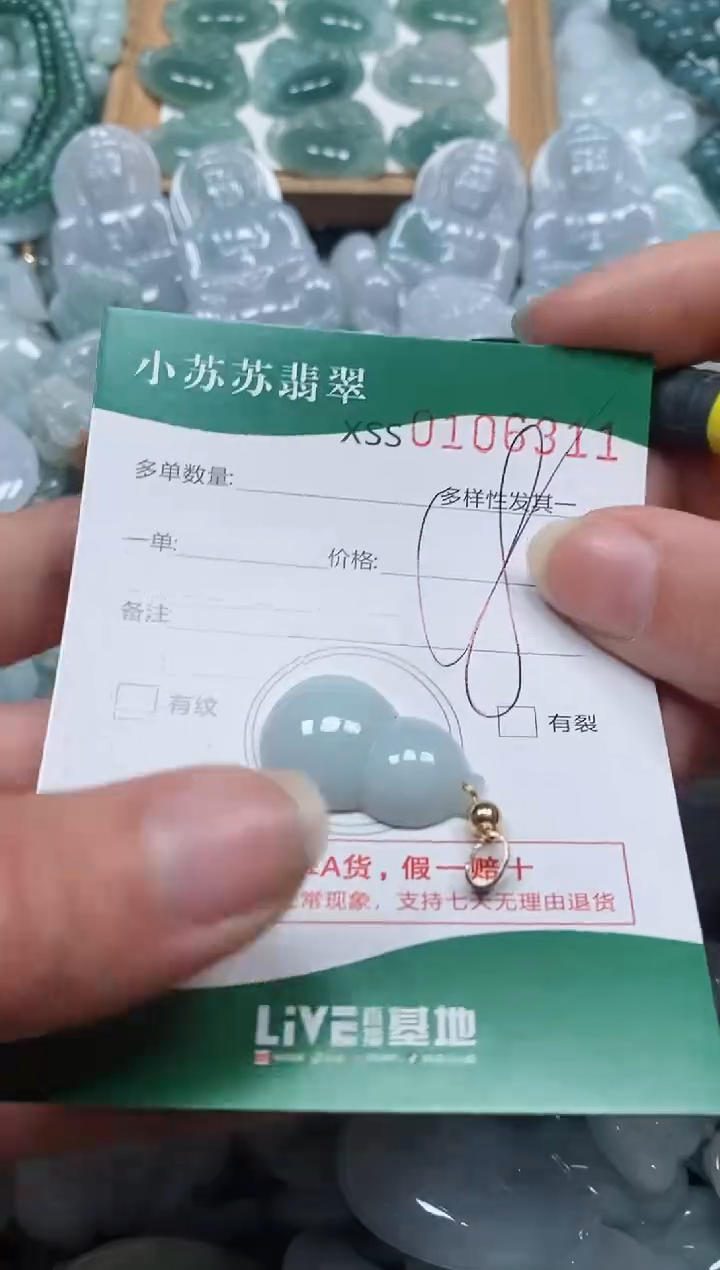 【闪购商品】翡翠颈饰未镶嵌闪购商品0106311