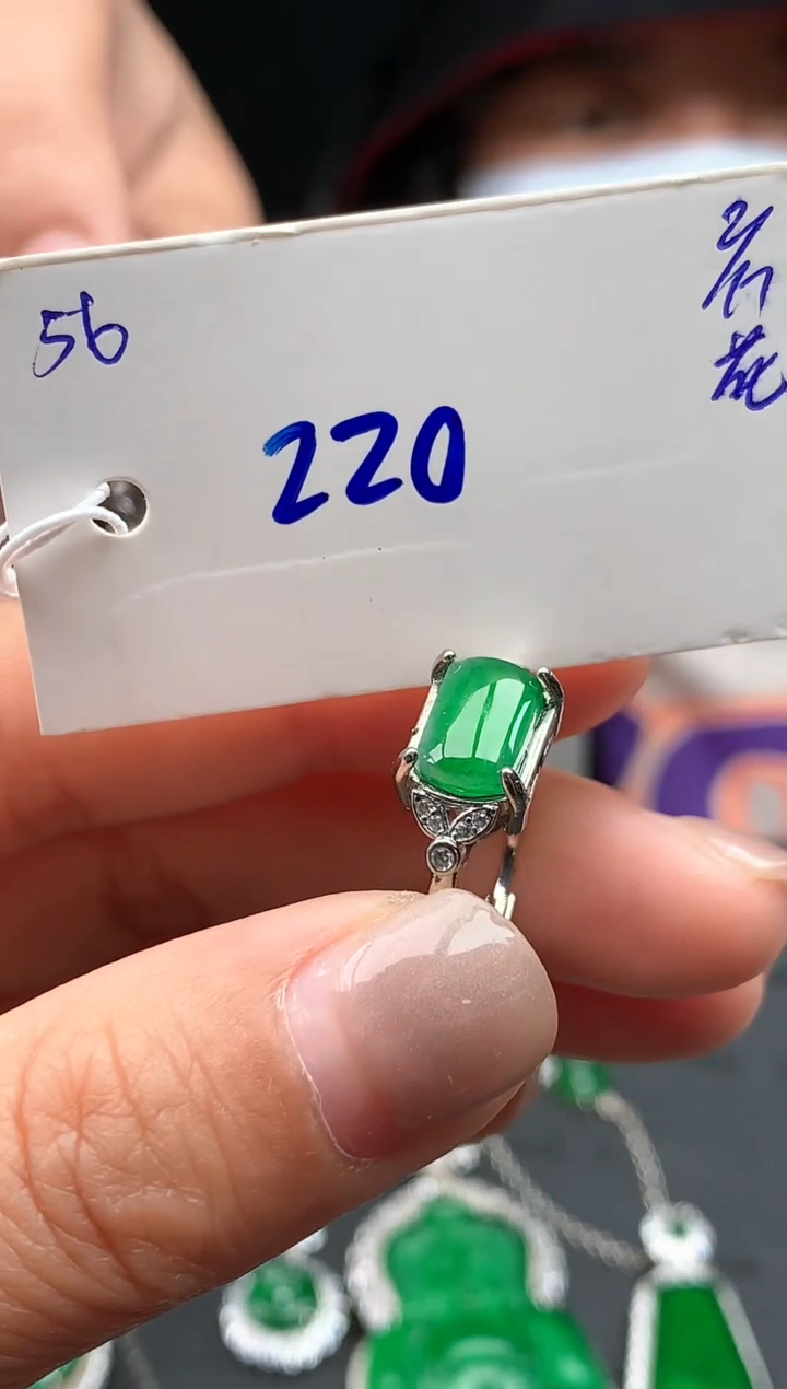 【闪购商品】翡翠戒指未镶嵌翡翠#220元#