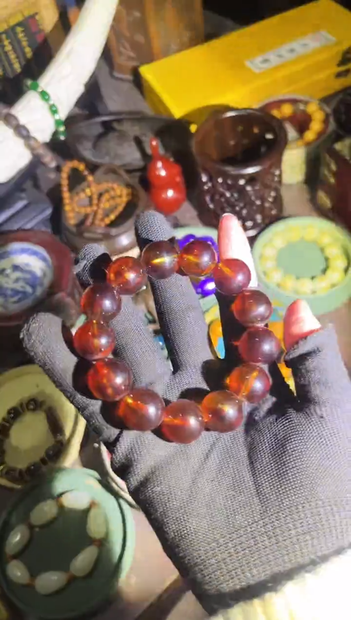 【闪购商品】琥珀手链未镶嵌31财财财财财财财财财财