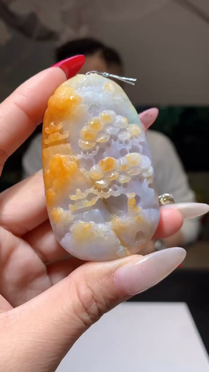 【闪购商品】定制翡翠未镶嵌1044xlj-毛货翡翠15