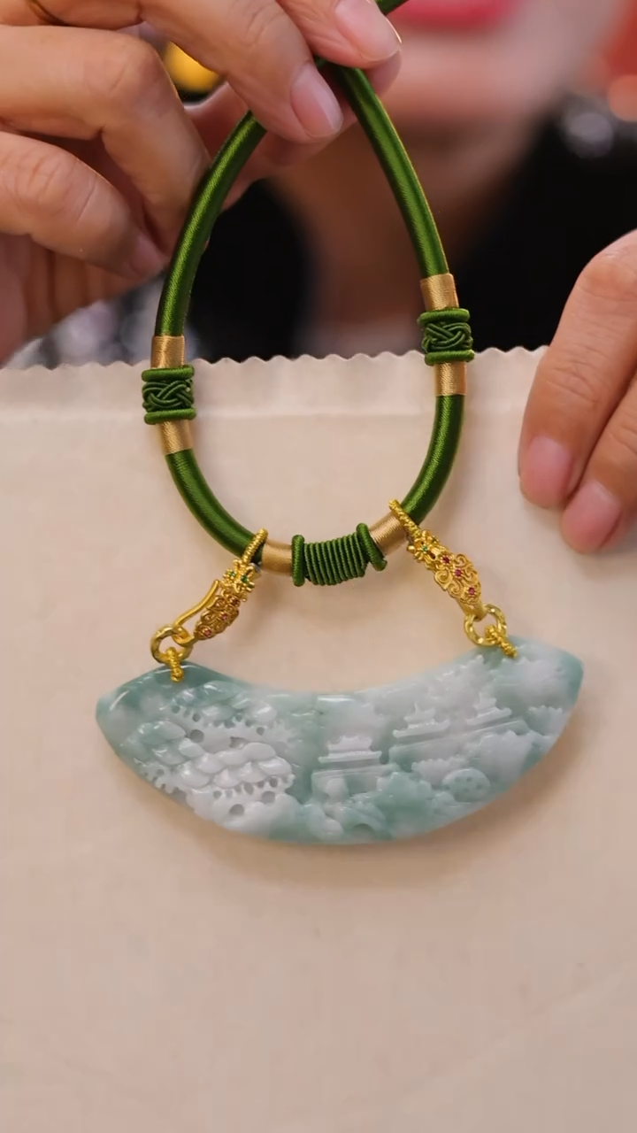 【闪购商品】翡翠颈饰未镶嵌24小时内发货质保A货