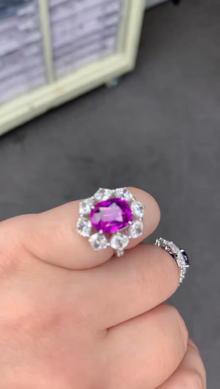 【闪购商品】蓝宝石裸石未镶嵌5ct紫蓝宝