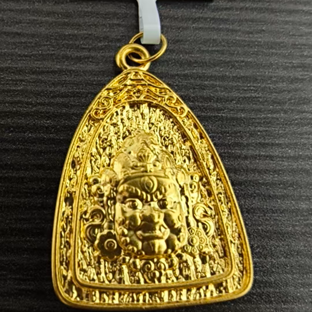 【莹莹专享】足金999 三角黄财神 ZP 1.17 纳金添喜