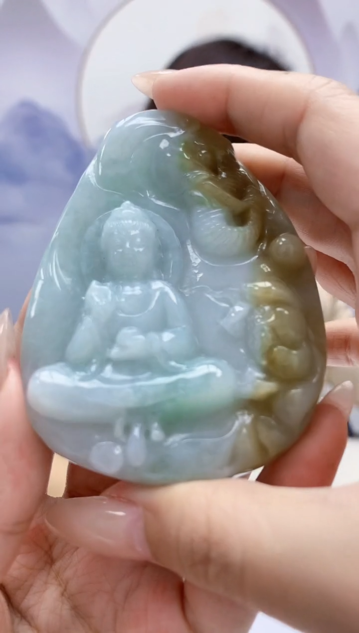 定制翡翠未镶嵌4829xx-毛货挂件57