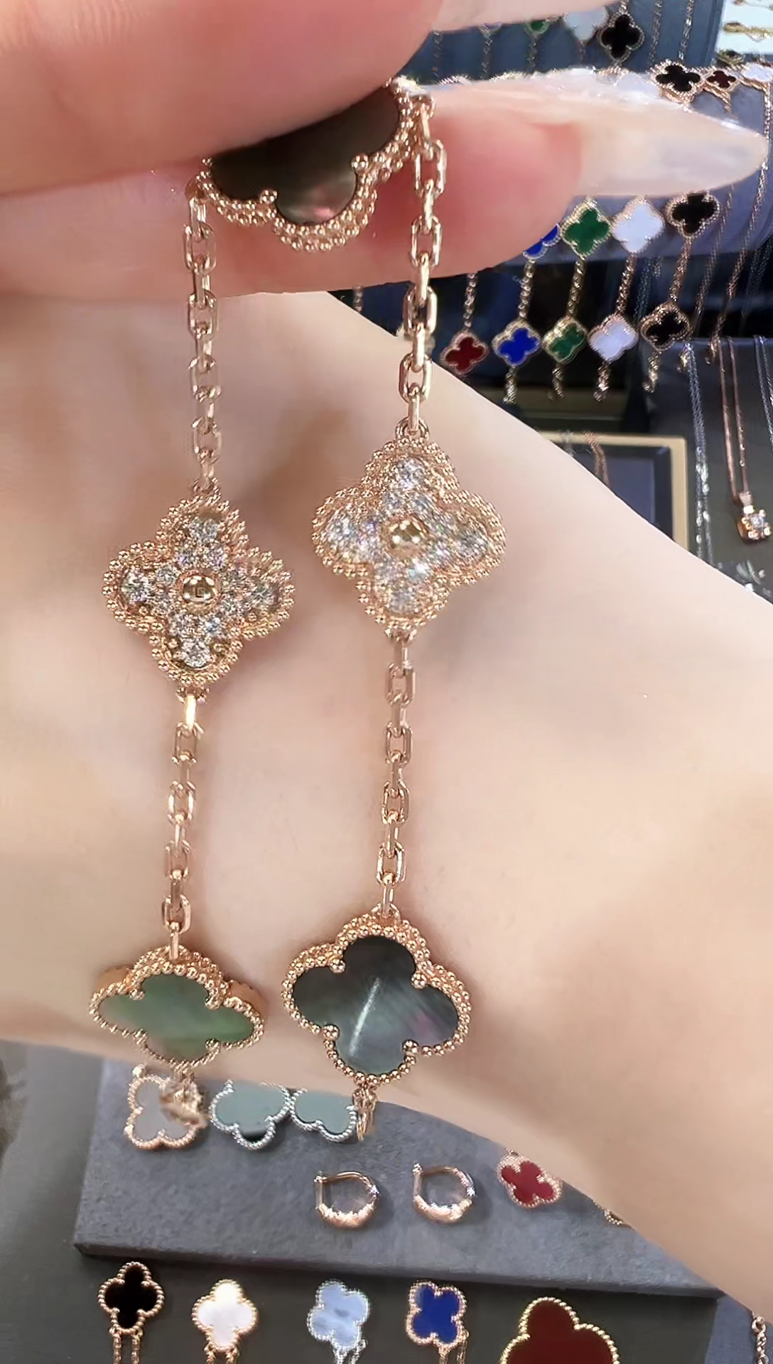 【闪购商品】钻石手链18K金镶嵌18K钻石手链