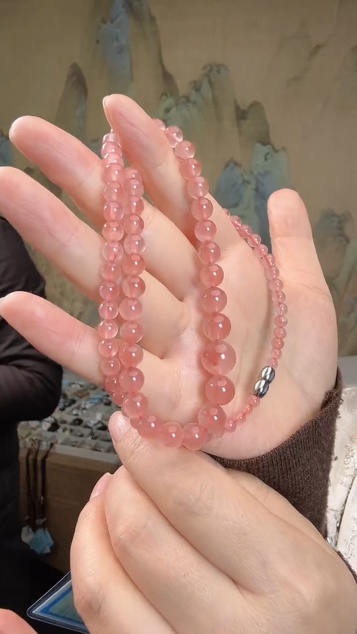 颈饰未镶嵌南红玛瑙塔链