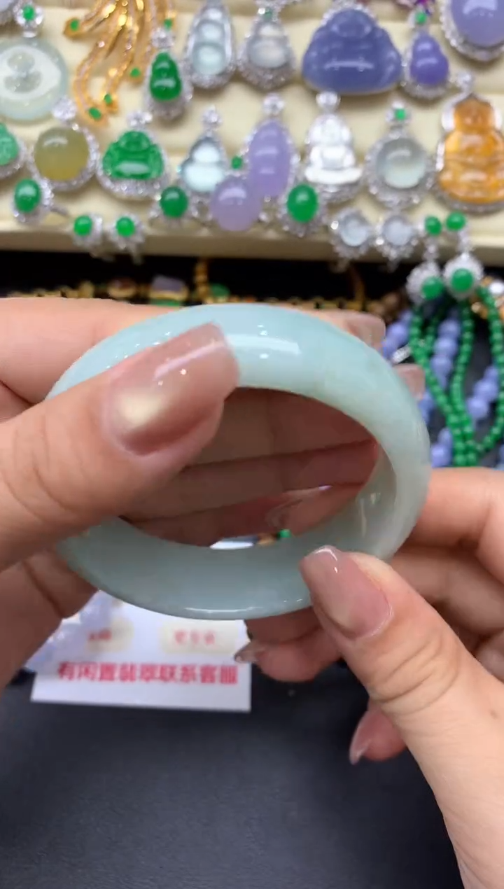 未镶嵌手镯翡翠150-中国好珍宝