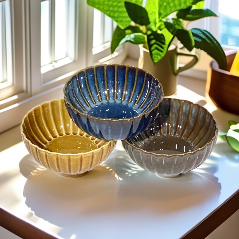 天幕菊6.5英寸深碗3件套汤碗面碗 6月22日开场福利