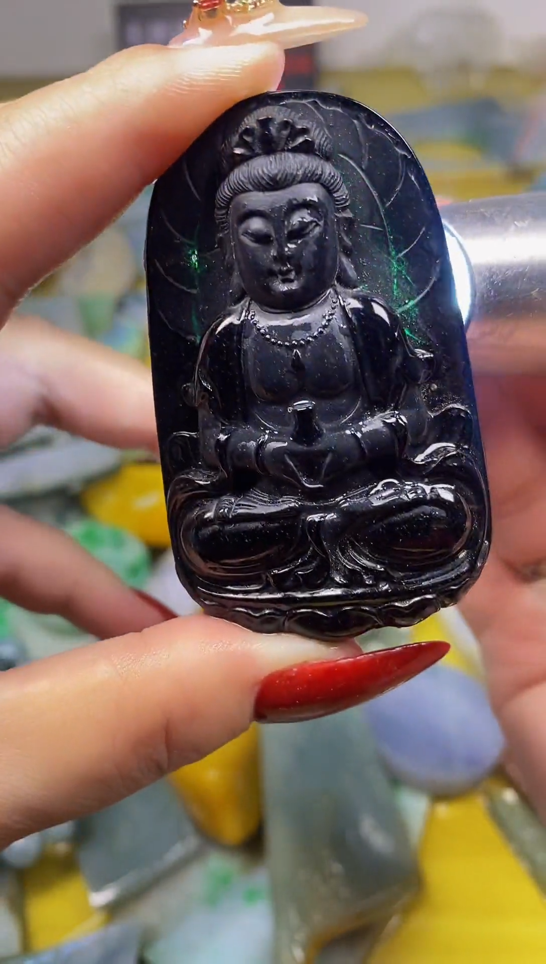 散珠翡翠天然缅甸翡翠A货062