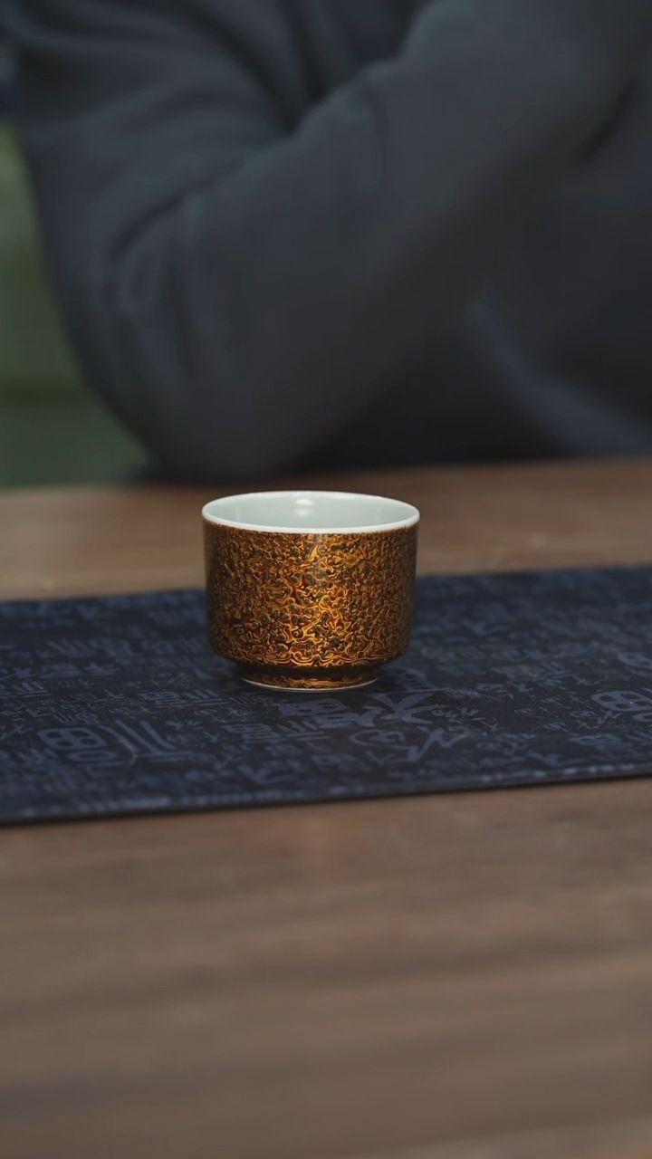 【瓷见如故】逸古堂大漆马蹄杯