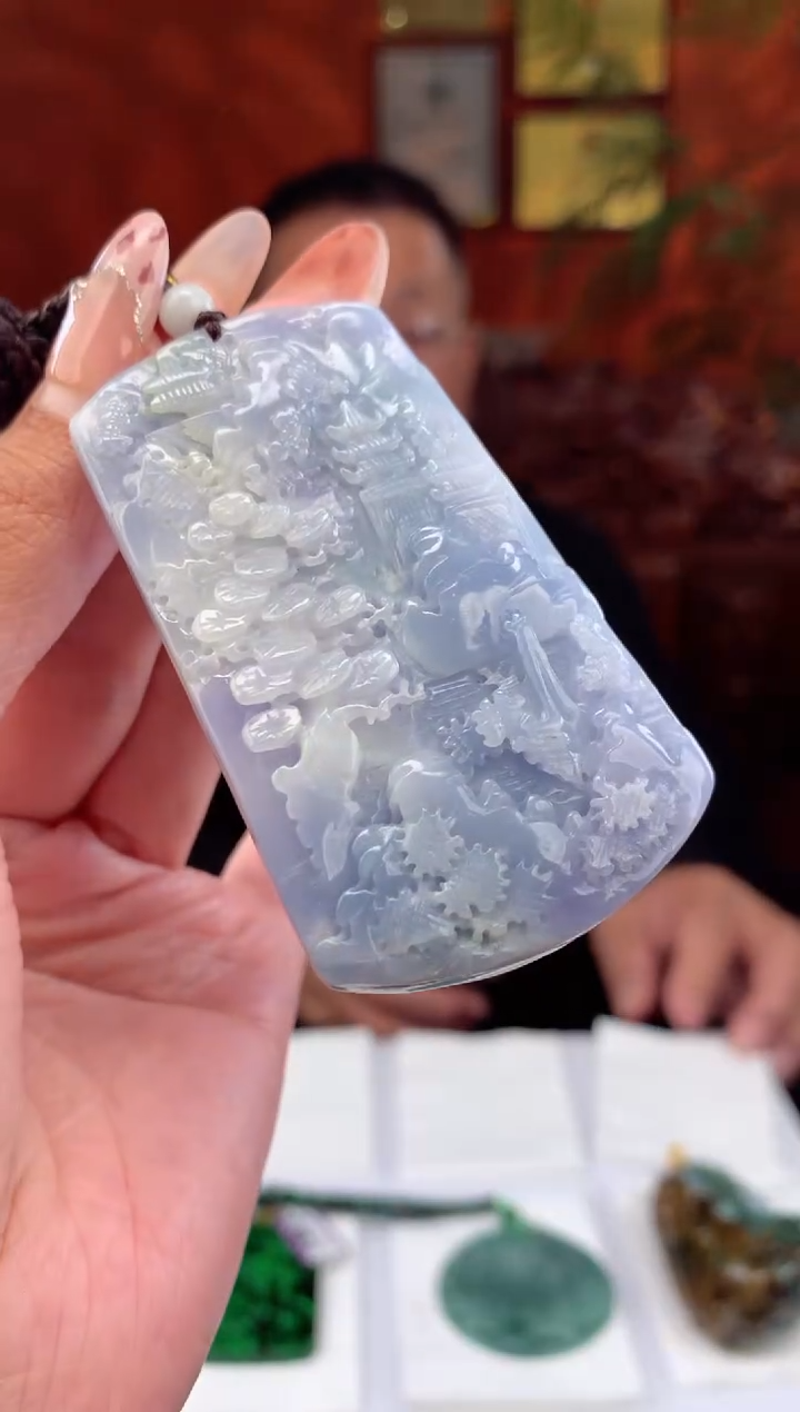 【闪购商品】定制翡翠未镶嵌挂件发货（拍一发一）