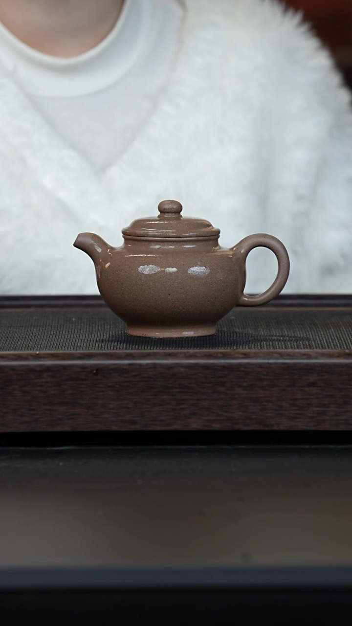 【闪购商品】紫砂茶壶鲨皮青掇只