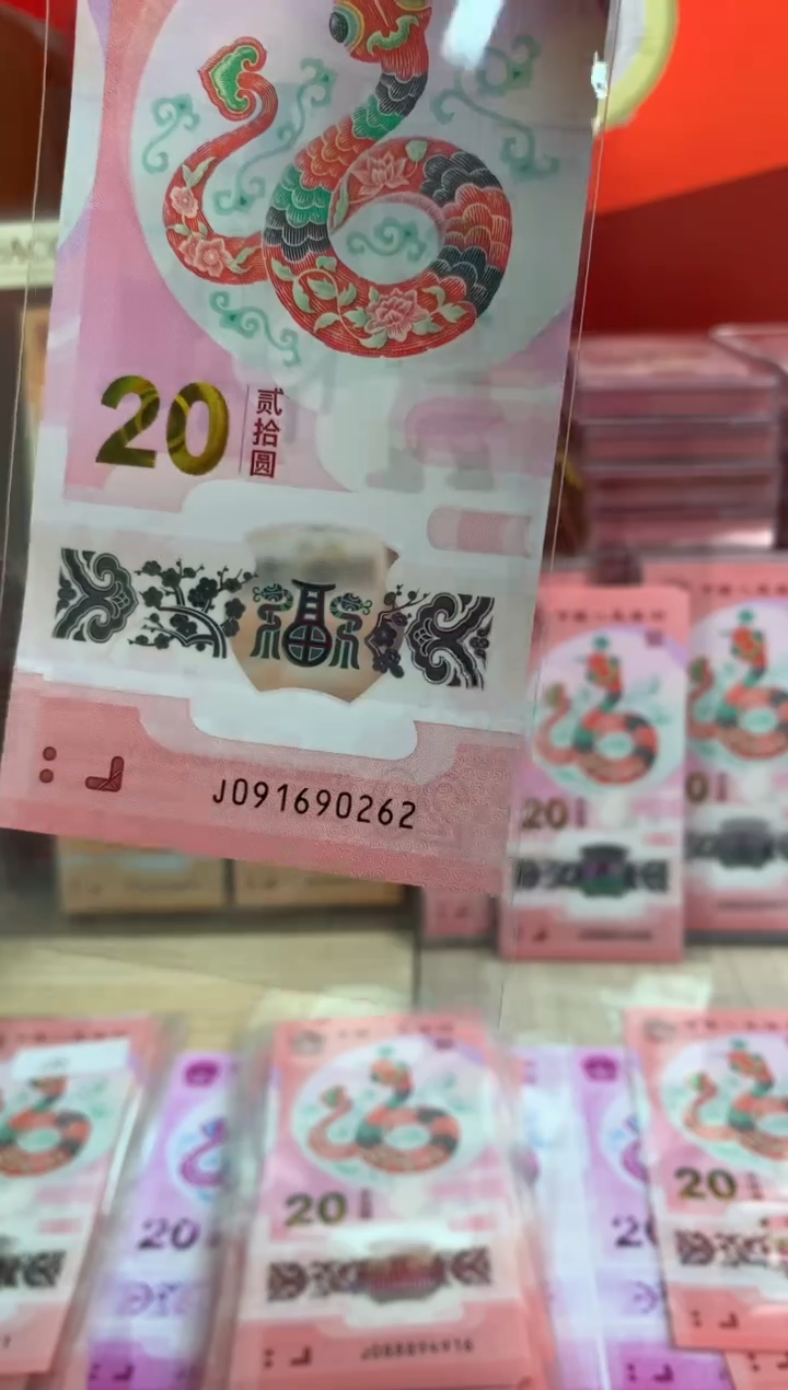 【闪购商品】塑料蛇钞纪念钞 真钞 90262